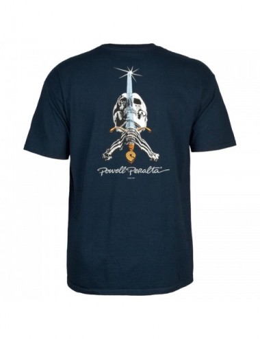 Powell Peralta Skull & Sword Navy (Camiseta)