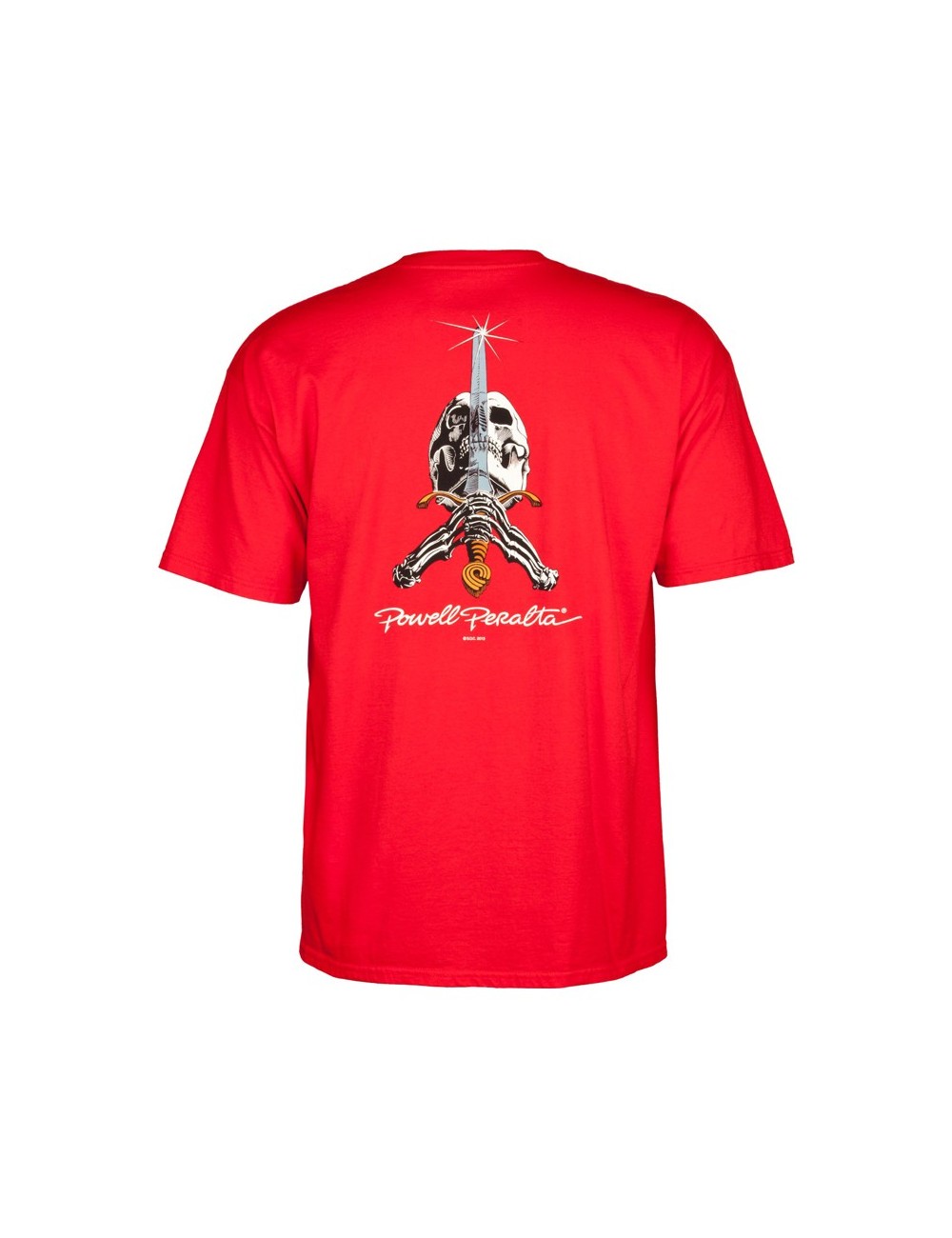 Powell Peralta Skull & Sword Red (Camiseta)