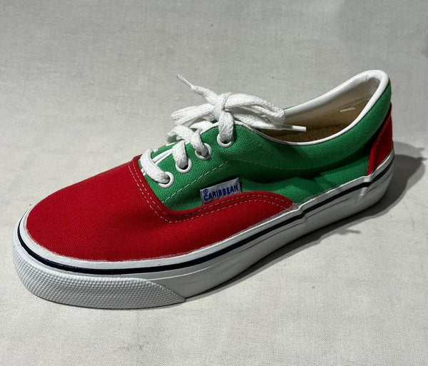 Zapatillas Caribbean Vintage Bicolor Rojo/Verde
