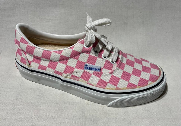 Zapatillas Caribbean Vintage Cuadrado Rosa