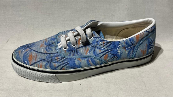 Zapatillas Caribbean Vintage Palmera Celeste