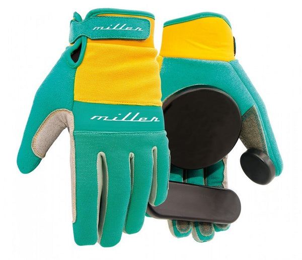 Guantes Miller Slide Freeride Turquesa/Amarillo