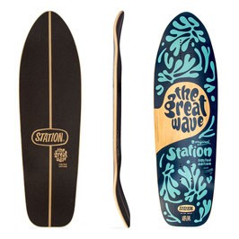 Tabla Station 'THE GREAT WAVE' 33" Bambú
