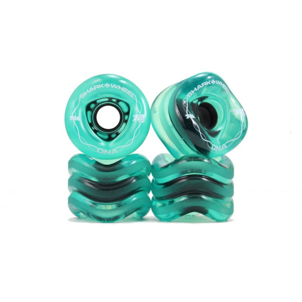 Ruedas Shark 72mm 78A Verde Transparente