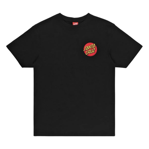 T-Shirt Santa Cruz Classic Dot Chest Black