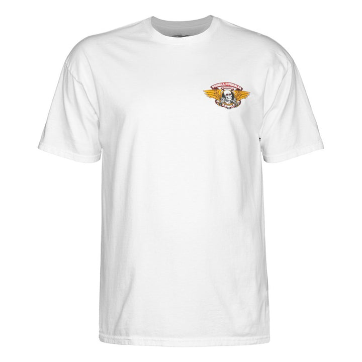 Powell Peralta Winged Ripper White (Camiseta)