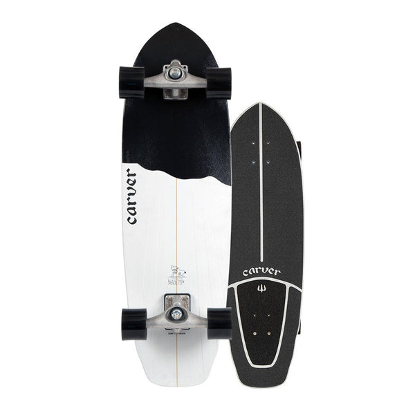 Surf Skate Completo Carver Black Tip CX 32.5"