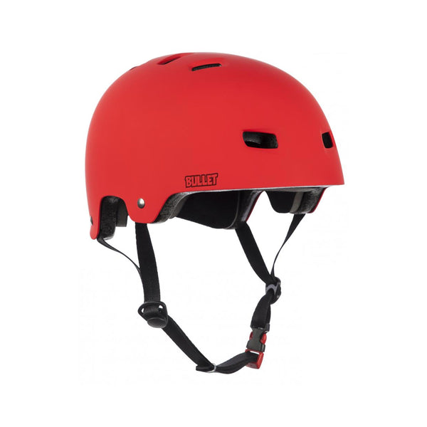 Bullet Deluxe Red Casco Skate