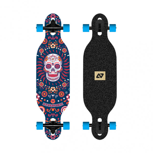 Longboard Completo Hydroponic Kids Mexican Skull
