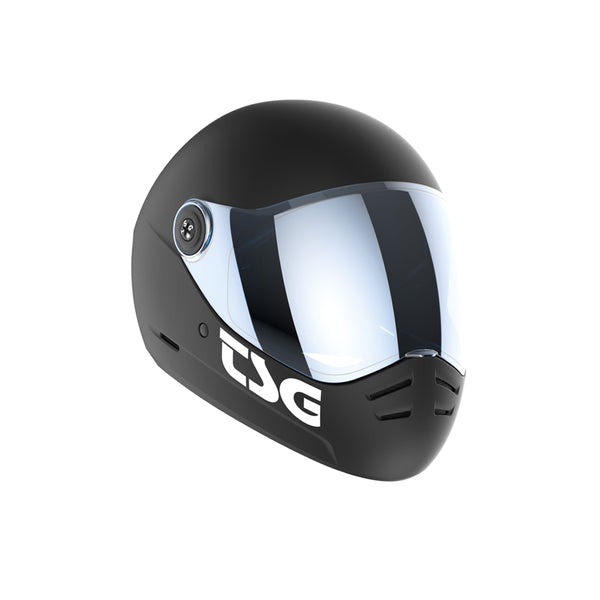 TSG Pass Pro 2.0 Satin Black Casco Integral Longboard