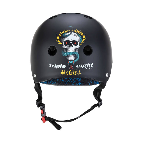 Casco Triple 8 Certified Sweatsaver Mike McGill Signature Edition Black