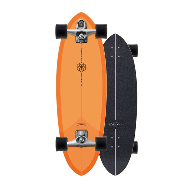 Surf Skate Completo Carver Mid Orange 31.75" C7