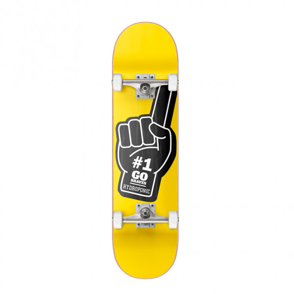 Skateboard Completo Hydroponic Hand Yellow 7.875"