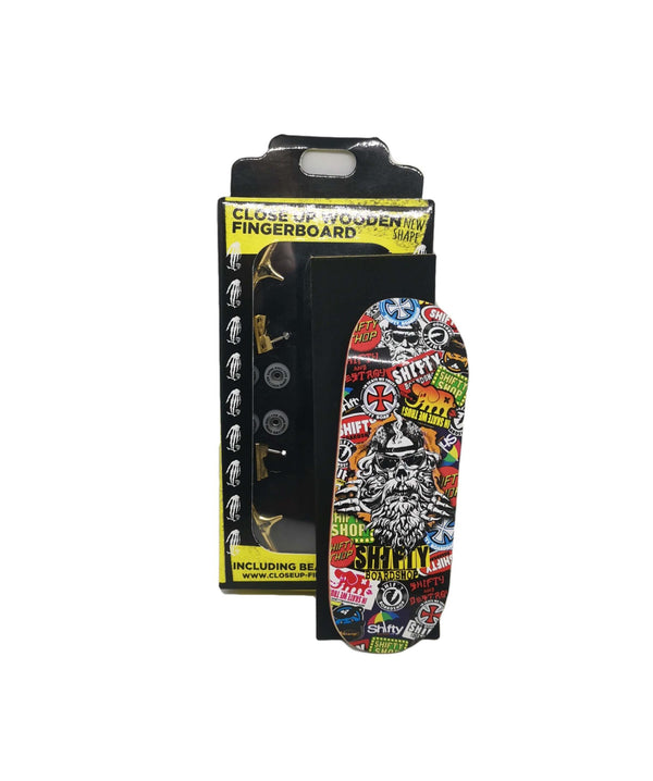 CLOSE UP FINGERBOARD SET Shifty Brand Stickers