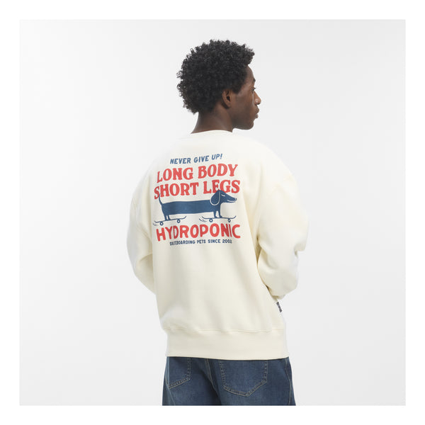 Sudadera Hydroponic Dachshund Off White
